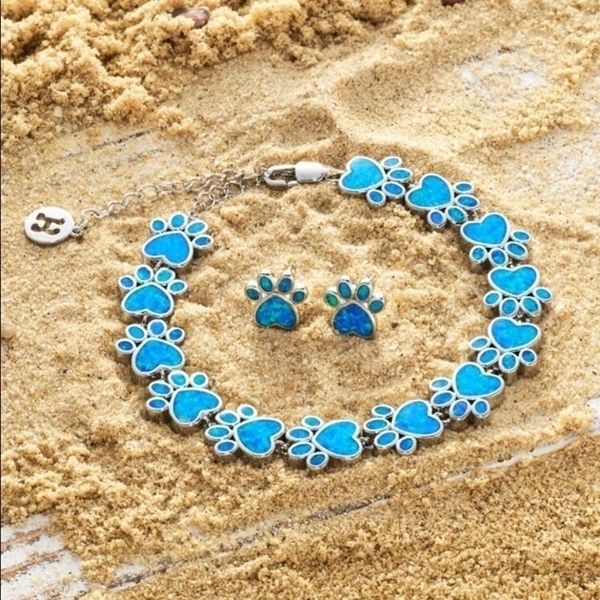 wedding jewelry sets fashion blue opal for women bohemia boho summer beach bracelet earrings 230809, Slivery;golden
wedding jewelry sets fashion blue opal for women bohemia boho summer beach bracelet earrings 230809, Slivery;golden