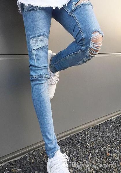 hole ripped mens stretch casual denim jeans pants hip hop long pants skinny pencil trousers jeans s4xl6641881, Blue
hole ripped mens stretch casual denim jeans pants hip hop long pants skinny pencil trousers jeans s4xl6641881, Blue