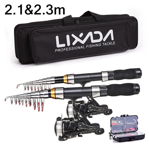rod reel combo lixada 2 1m 2 3 m telescopic fishing full kit carbon fiber pole spinning bag case pesca gear set 230809
rod reel combo lixada 2 1m 2 3 m telescopic fishing full kit carbon fiber pole spinning bag case pesca gear set 230809