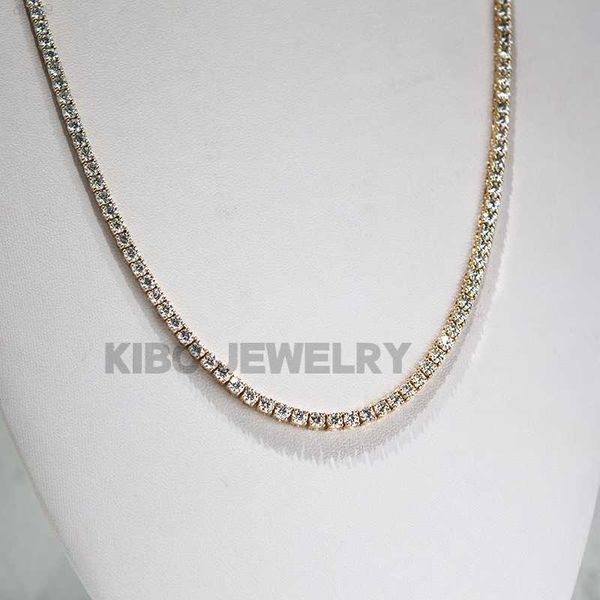 kibo jewelry iced out vvs d color 18 20 22 24 inches 3mm width moissanite diamond real 14k solid gold tennis chain necklace, Silver
kibo jewelry iced out vvs d color 18 20 22 24 inches 3mm width moissanite diamond real 14k solid gold tennis chain necklace, Silver