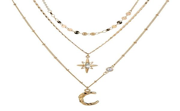 pendant necklaces christmas jewelry ins versatile tianmang star moon necklace trendy multilayer stacked neckchain female8564731, Silver
pendant necklaces christmas jewelry ins versatile tianmang star moon necklace trendy multilayer stacked neckchain female8564731, Silver