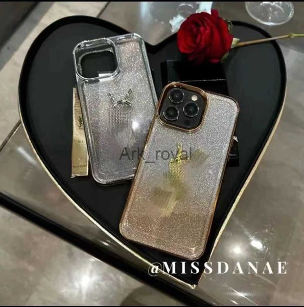 Image of Cell Phone Cases Suitable for y flash powder s light luxury style iPhone 14pro anti drop phone case 13Pro Apple 12 flash powder case J230810