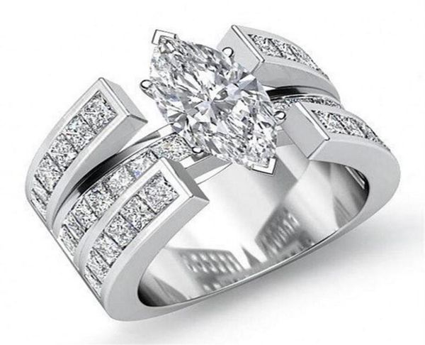 victoria wieck luxury jewelry 925 sterling silver marquise cut white z cz diamond promise ring women wedding bridal ring gift23736612, Slivery;golden
victoria wieck luxury jewelry 925 sterling silver marquise cut white z cz diamond promise ring women wedding bridal ring gift23736612, Slivery;golden