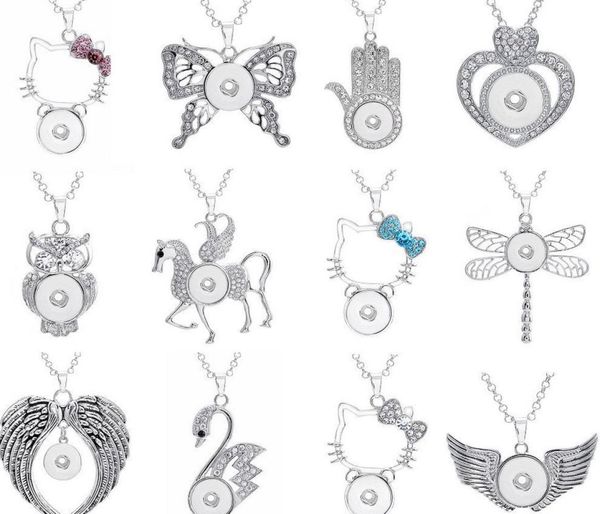 new 12 pieces lots ginger snap buttons chunk charm rhinestone pendant necklaces fit 18mm snap buttons with 60cm chains1369128, Silver
new 12 pieces lots ginger snap buttons chunk charm rhinestone pendant necklaces fit 18mm snap buttons with 60cm chains1369128, Silver