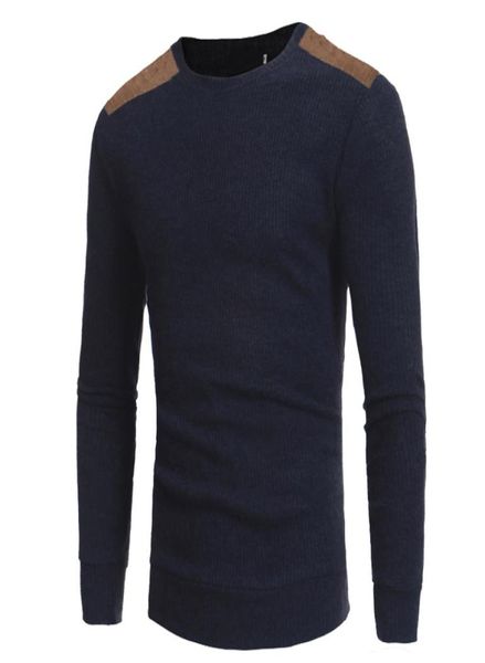 sweater pullover men 2020 male brand casual slim sweaters men suede patch design hedging oneck men039s sweater8691852, White;black
sweater pullover men 2020 male brand casual slim sweaters men suede patch design hedging oneck men039s sweater8691852, White;black