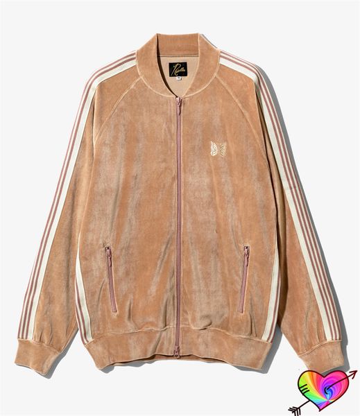 mens jackets khaki velvet needles jacket men women 1 embroidery butterfly track high street zipper awge coat 230810, Black;brown
mens jackets khaki velvet needles jacket men women 1 embroidery butterfly track high street zipper awge coat 230810, Black;brown