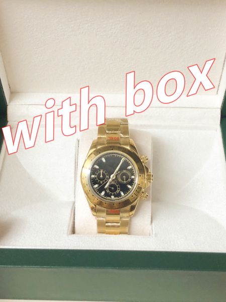 with original box luxury men's watch 18k gold automatic 2813 mechanical movement watch black dial watches men 116528 116528 mens wristw, Slivery;brown
with original box luxury men's watch 18k gold automatic 2813 mechanical movement watch black dial watches men 116528 116528 mens wristw, Slivery;brown
