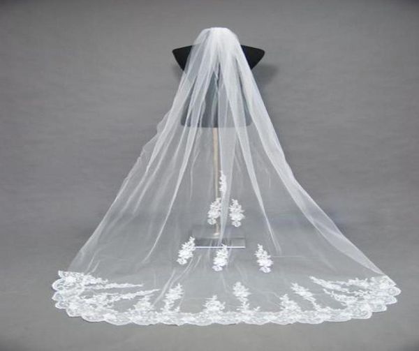 2016 noble white ivory wedding bridal veil lace appliques cathedral train tulle veil face veil zj1219549064, Black
2016 noble white ivory wedding bridal veil lace appliques cathedral train tulle veil face veil zj1219549064, Black