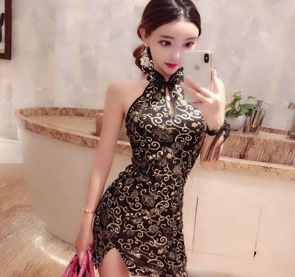 casual dresses chinese style club dress women sheath cheongsam vintage printed halter short mini bodycon night party vestidos3312914, Black;gray
casual dresses chinese style club dress women sheath cheongsam vintage printed halter short mini bodycon night party vestidos3312914, Black;gray