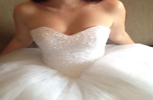 luxury ball gown wedding dress strapless sweetheart tulle skirt delicate beaded bridal dresses vestido de noivas robe de mariage6942042, White
luxury ball gown wedding dress strapless sweetheart tulle skirt delicate beaded bridal dresses vestido de noivas robe de mariage6942042, White