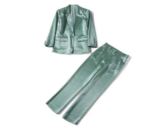 european and american women039s clothing 2020 winter new style long sleeve ironing drill jacket trousers fashion suit twopiece2998885, White
european and american women039s clothing 2020 winter new style long sleeve ironing drill jacket trousers fashion suit twopiece2998885, White