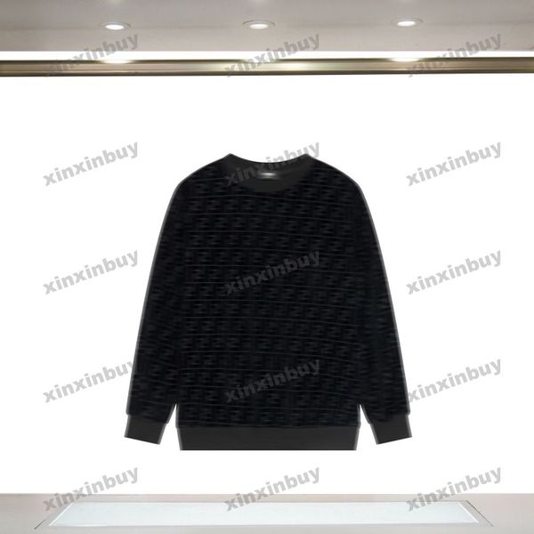 xinxinbuy men women designer velvet sweatshirt hoodie double letter jacquard printing sweater gray blue black white brown m-2xl, Black;brown
xinxinbuy men women designer velvet sweatshirt hoodie double letter jacquard printing sweater gray blue black white brown m-2xl, Black;brown