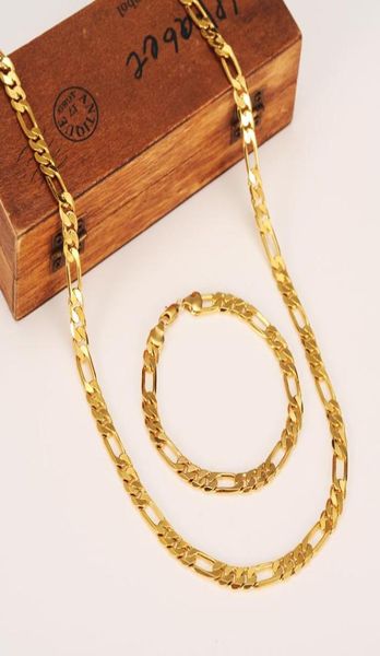 fashion 18k solid yellow gold filled men039s or women039s trendy bracelet 21cm 60cm necklace set figaro chain watch link set7096449, Silver
fashion 18k solid yellow gold filled men039s or women039s trendy bracelet 21cm 60cm necklace set figaro chain watch link set7096449, Silver