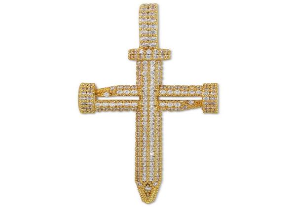 hip hop jewelry diamond nail cross necklace pendant gold silver plated iced out zircon with rope chain5384644
hip hop jewelry diamond nail cross necklace pendant gold silver plated iced out zircon with rope chain5384644