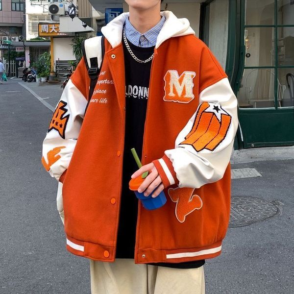 mens jackets hooded jacket pure cotton cardigan spring and autumn ins baseball uniform men clothing contrasting color pocket kpop 230810, Black;brown
mens jackets hooded jacket pure cotton cardigan spring and autumn ins baseball uniform men clothing contrasting color pocket kpop 230810, Black;brown
