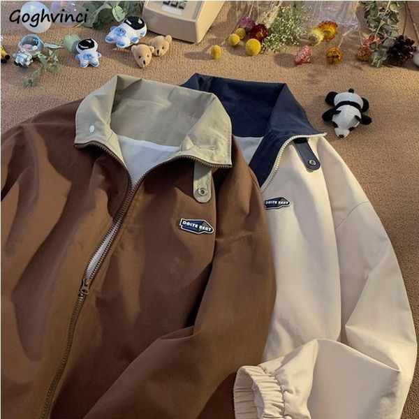 women's jackets basic for women patchwork vintage american style fashion harajuku allmatch loose daily simple mujer chaqueta outwear 23, Black;brown
women's jackets basic for women patchwork vintage american style fashion harajuku allmatch loose daily simple mujer chaqueta outwear 23, Black;brown