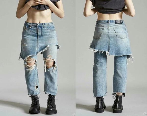 stylish irregular demin jeans skirt pants ripped bleached hole washed zip pocket casual street women slim trousers femme1153126, Blue
stylish irregular demin jeans skirt pants ripped bleached hole washed zip pocket casual street women slim trousers femme1153126, Blue