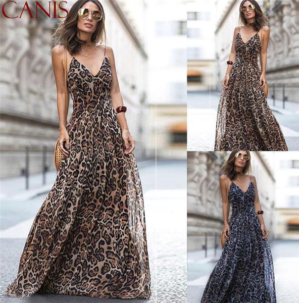 fashion dress leopard v neck spaghetti strap maxi dresses women summer chiffon beach long dress vestidos robe femme nb10312131589, Black;gray
fashion dress leopard v neck spaghetti strap maxi dresses women summer chiffon beach long dress vestidos robe femme nb10312131589, Black;gray