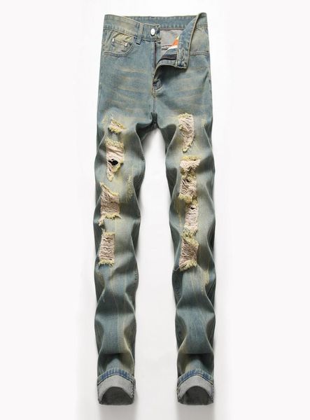 men039s jeans 2021 men casual hole slim straight pleated biker pants male denim mens plus size 421422425, Blue
men039s jeans 2021 men casual hole slim straight pleated biker pants male denim mens plus size 421422425, Blue