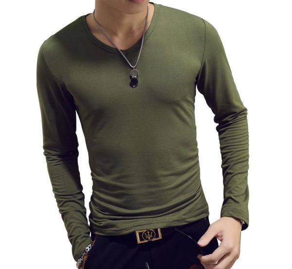 spring and autumn men039s tshirt long sleeve round neck solid color bottom coat korean slim vneck3080096, White;black
spring and autumn men039s tshirt long sleeve round neck solid color bottom coat korean slim vneck3080096, White;black