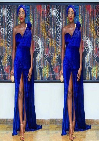 2020 elegant one shoulder velvet mermaid evening dresses front split arabic formal prom dress custom made5202504, Black;red
2020 elegant one shoulder velvet mermaid evening dresses front split arabic formal prom dress custom made5202504, Black;red