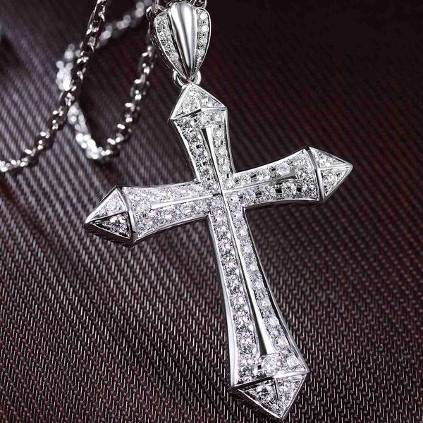 18k solid gold 5.78ct vs natural diamond religious cross pendant for men fashion big heavy cross charm pendant, Silver
18k solid gold 5.78ct vs natural diamond religious cross pendant for men fashion big heavy cross charm pendant, Silver