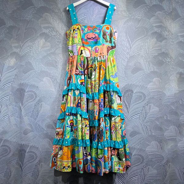 australian designer dress fashionable retro ladies holiday style cotton printed cake strap dress robes designer, Black;gray
australian designer dress fashionable retro ladies holiday style cotton printed cake strap dress robes designer, Black;gray