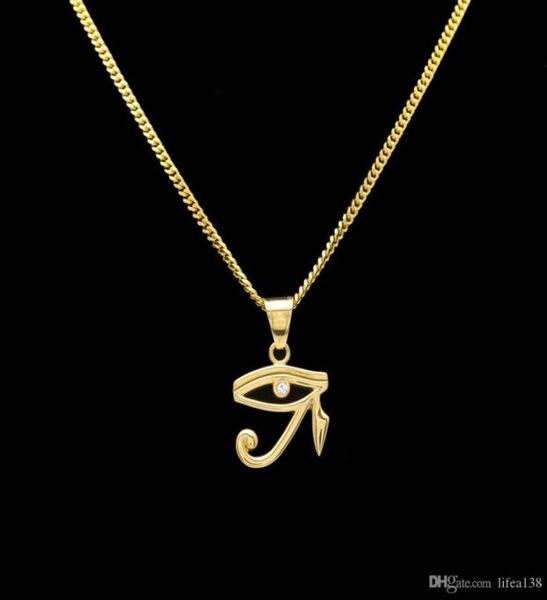 316l stainless steel gold color egyptian the eye of horus pendant necklace hip hop wedjat eye necklaces for jewelry3847602, Silver
316l stainless steel gold color egyptian the eye of horus pendant necklace hip hop wedjat eye necklaces for jewelry3847602, Silver