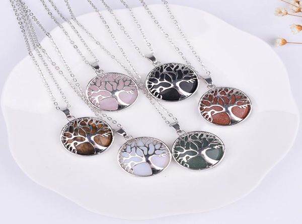 of hollow tree natural life pink stone tinger039s eye gemstone charms necklace rose quartz druzy jewelry women i7rz1118438, Silver
of hollow tree natural life pink stone tinger039s eye gemstone charms necklace rose quartz druzy jewelry women i7rz1118438, Silver