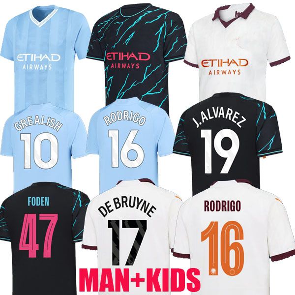 22 23 24 haaland soccer jerseys final treble winners rodrigo grealish mans cities fans third de bruyne foden 2023 away football shirt kids k, Black;yellow
22 23 24 haaland soccer jerseys final treble winners rodrigo grealish mans cities fans third de bruyne foden 2023 away football shirt kids k, Black;yellow