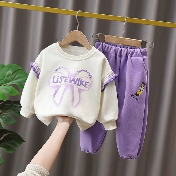 clothing sets girls spring suit 2023 fashionable set children s sweater pants 2 piece little girl baby sports 230810, White
clothing sets girls spring suit 2023 fashionable set children s sweater pants 2 piece little girl baby sports 230810, White