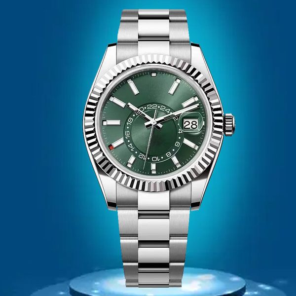 premium watches mens watch 41mm automatic machinery stainless steel waterproof luminous montre homme watch male watches skydweller 2813 move, Slivery;brown
premium watches mens watch 41mm automatic machinery stainless steel waterproof luminous montre homme watch male watches skydweller 2813 move, Slivery;brown