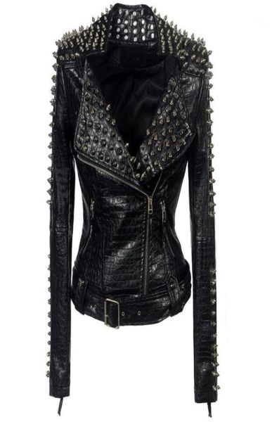 women studded stitching motorcycle leather jackets women039s long sleeved rock fashion personality leather jackets outwear11045527, Black
women studded stitching motorcycle leather jackets women039s long sleeved rock fashion personality leather jackets outwear11045527, Black