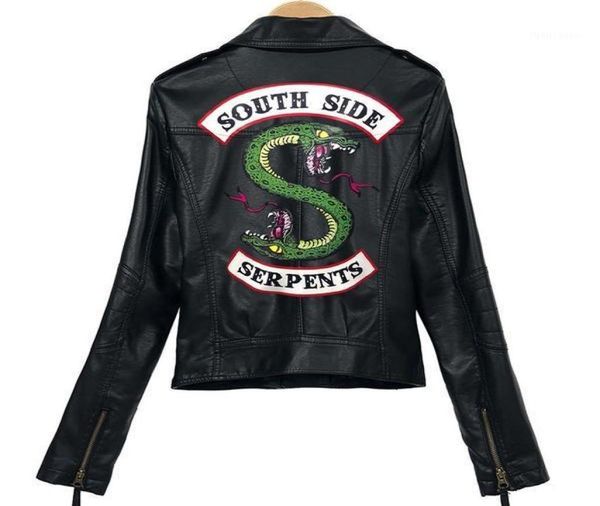 women039s jackets 2021 riverdale pu printed logo southside serpents women streetwear leather jacket2015417, Black;brown
women039s jackets 2021 riverdale pu printed logo southside serpents women streetwear leather jacket2015417, Black;brown