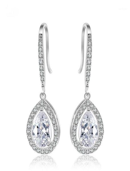 slbridal vintage waterdrop cz wedding earrings drop teardrop cubic zircon bridal earring bridesmaids earring11711477, Silver
slbridal vintage waterdrop cz wedding earrings drop teardrop cubic zircon bridal earring bridesmaids earring11711477, Silver