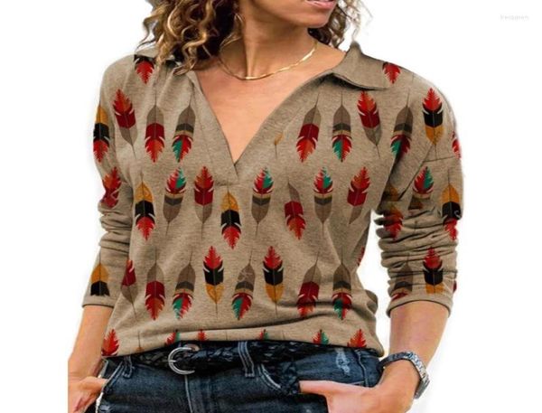 women's blouses elegant print women blouse 2022 fashion long-sleeved turn-down collar pullover casualady office shirt vintage loose str, White
women's blouses elegant print women blouse 2022 fashion long-sleeved turn-down collar pullover casualady office shirt vintage loose str, White