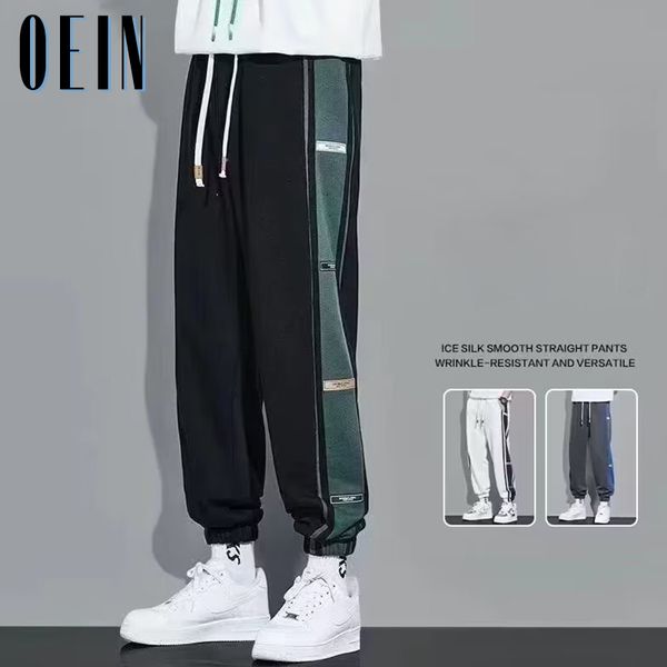 mens pants autumn loose side stripe baggy men streetwear casual track trousers sweatpants joggers 230809, Black
mens pants autumn loose side stripe baggy men streetwear casual track trousers sweatpants joggers 230809, Black