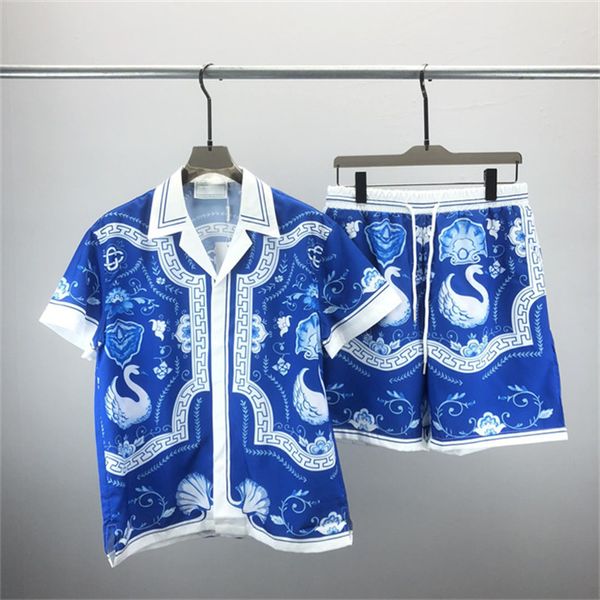 2 summer fashion mens tracksuits hawaii beach pants set designer shirts printing leisure shirt man slim fit the board of directors short sle, Gray
2 summer fashion mens tracksuits hawaii beach pants set designer shirts printing leisure shirt man slim fit the board of directors short sle, Gray