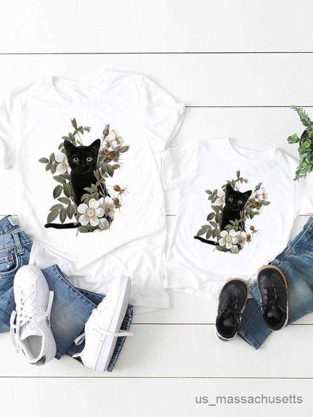 family matching outfits flower watercolor cat women kid child summer mom mama girl boy mother tee t-shirt clothes clothing family matching o, Blue
family matching outfits flower watercolor cat women kid child summer mom mama girl boy mother tee t-shirt clothes clothing family matching o, Blue