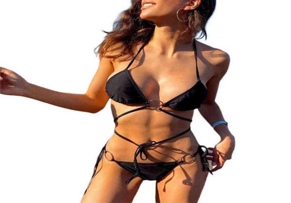 2pcs women summer swimwear split bikini set solid color print push up bandage bathing suit bra thong metal ring decoration5677038, White;black
2pcs women summer swimwear split bikini set solid color print push up bandage bathing suit bra thong metal ring decoration5677038, White;black