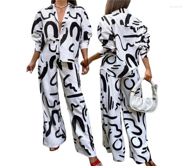 women039s two piece pants women039s pant set spring autumn casual outfit long sleeve lapel button down shirt pattern print w8928488, White
women039s two piece pants women039s pant set spring autumn casual outfit long sleeve lapel button down shirt pattern print w8928488, White