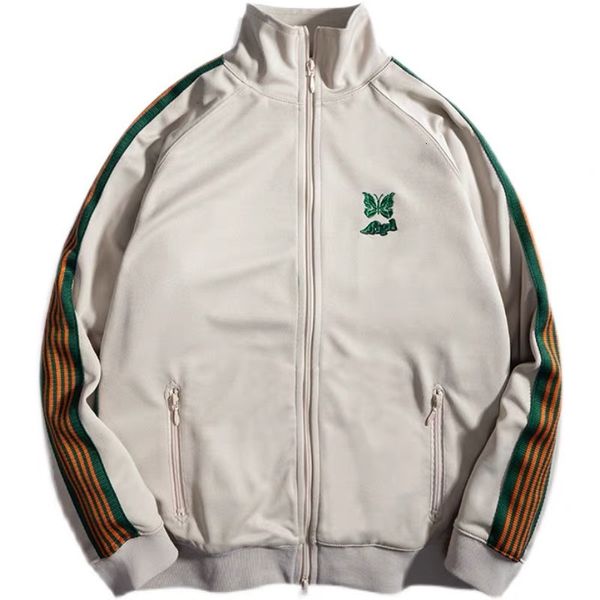 mens jackets men women green butterfly embroidered needles track jacket high street inside tag outerwear coats awge 230809, Black;brown
mens jackets men women green butterfly embroidered needles track jacket high street inside tag outerwear coats awge 230809, Black;brown