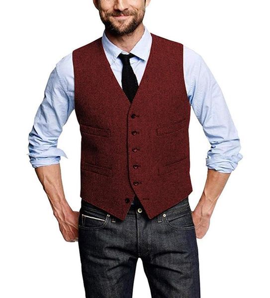 2020 new groom vests attire for wedding groomsmen wool herringbone tweed slim fit mens suit vest farm prom dress waistcoat 10 colo6195664, Black
2020 new groom vests attire for wedding groomsmen wool herringbone tweed slim fit mens suit vest farm prom dress waistcoat 10 colo6195664, Black