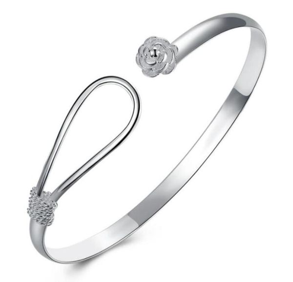 luckyshine 6pcs holiday gift shiny unique rose flower pure 925 sterling silver open adjustable bracelets bangles russia bangles4276113, Black
luckyshine 6pcs holiday gift shiny unique rose flower pure 925 sterling silver open adjustable bracelets bangles russia bangles4276113, Black