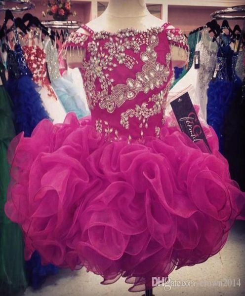 cupcake flower girls dresses crystals short little girls pageant infants kids formal wear 2022 organza ruffled glitz fuchsia ball 1092975, White;red
cupcake flower girls dresses crystals short little girls pageant infants kids formal wear 2022 organza ruffled glitz fuchsia ball 1092975, White;red