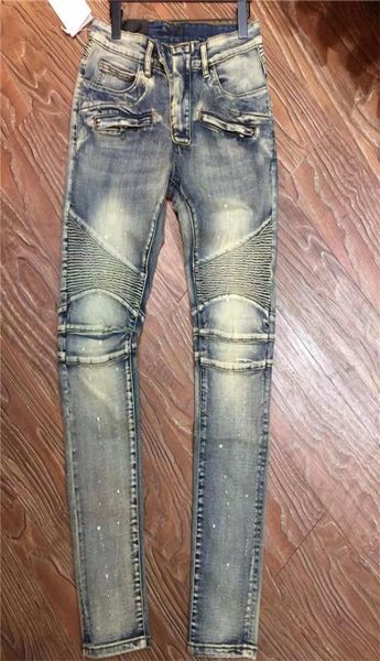 new luxury mens designer jeans slimleg jeans holes vintage ripped trousers cowboy famous brand classic designer hip hop biker dea1076042, Blue
new luxury mens designer jeans slimleg jeans holes vintage ripped trousers cowboy famous brand classic designer hip hop biker dea1076042, Blue
