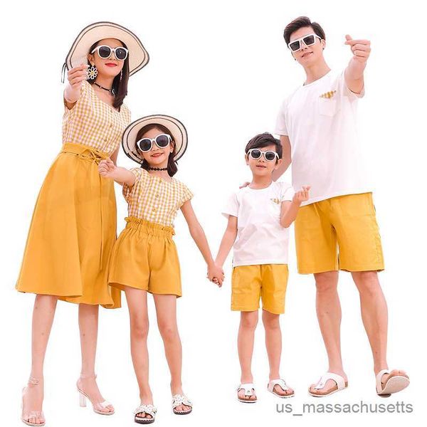 family matching outfits matching family outfits summer mum daughter dress dad son cotton t-shirt +shorts holiday beach couples matching clot, Blue
family matching outfits matching family outfits summer mum daughter dress dad son cotton t-shirt +shorts holiday beach couples matching clot, Blue