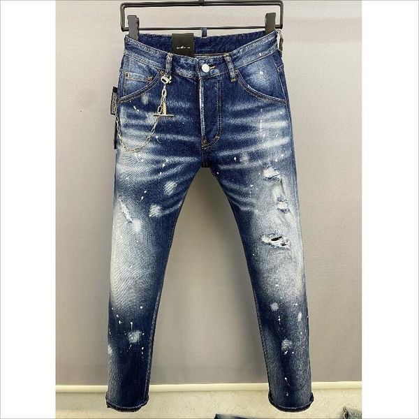 mens jeans fashion slim moto biker high street denim fabric pants trendy casual hole spray paint 9873# 230809, Blue
mens jeans fashion slim moto biker high street denim fabric pants trendy casual hole spray paint 9873# 230809, Blue