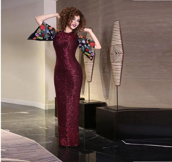 gorgeous vintage sequins mermaid evening dresses floor length back split embroidery half sleeve formal prom gowns myriam fares par5409226, Black;red
gorgeous vintage sequins mermaid evening dresses floor length back split embroidery half sleeve formal prom gowns myriam fares par5409226, Black;red