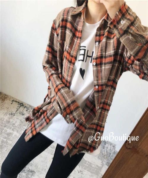 women039s shirts autumn winter r13 fengwangyuan same vintage flannelette flannel loose and versatile shirt plaid 167480, White
women039s shirts autumn winter r13 fengwangyuan same vintage flannelette flannel loose and versatile shirt plaid 167480, White